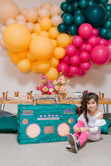 Totally rad 80's birthday party