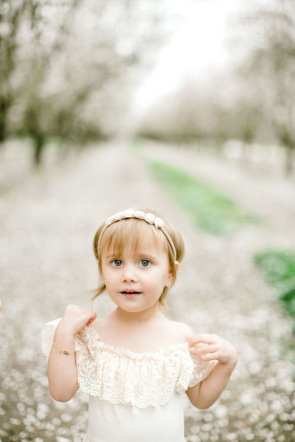 Almond orchard maternity photos in the central valley of California