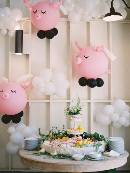 flying pig balloon installations