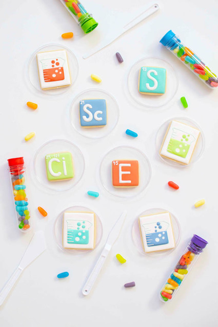 Modern mad scientist themed birthday party ideas