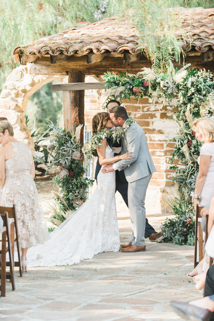 An all white Mexican inspires wedding at the most romantic Spanish venue in San Diego