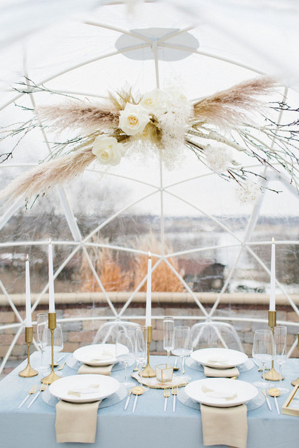 Winter white wedding ideas inspired by an ice storm