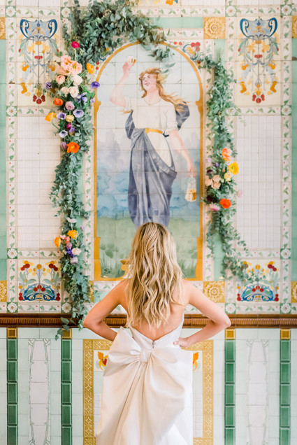 How to elope in Paris in the spring, at the most beautiful Art Nouveau cafe