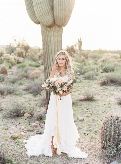 Desert chich bridal fashion ideas in Arizona