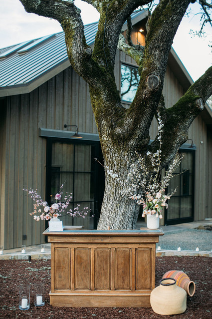 Modern rustic barn wedding