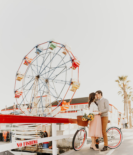 Ferris wheel engagement session + how to style your own
