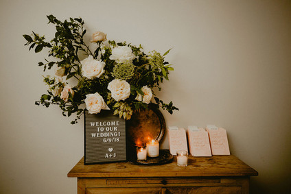 Whimsical stylish wedding in a Brooklyn brownstone