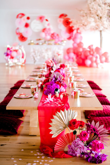 Cherry blossom 1st birthday party Inspiration