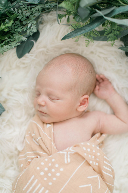 Mudcloth inspired boy's nursery