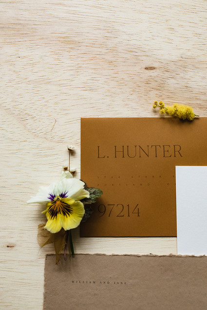 Modern mauve and yellow wedding palette and bridal inspo