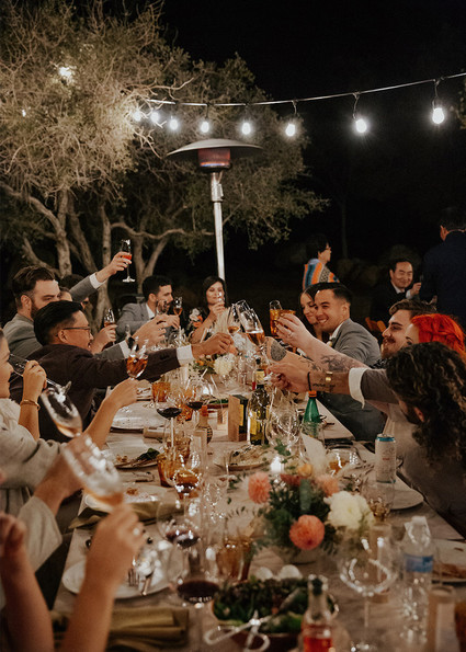 Folksy Joshua Tree wedding with the ultimate desert color palette