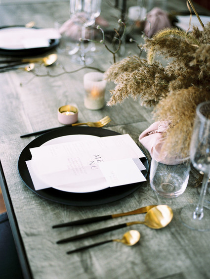 Black and white wedding ideas inspired by Greek Mythology