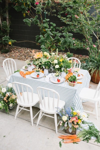 Peter Rabbit themed Easter brunch for kids Inspiration