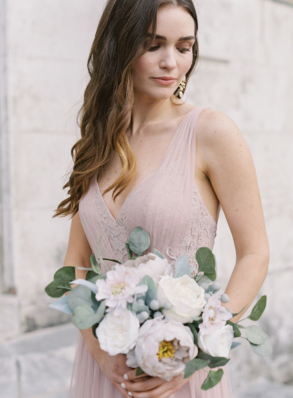 Blush bridesmaid dresses