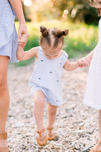 easter brunch picnic in the wildflowers