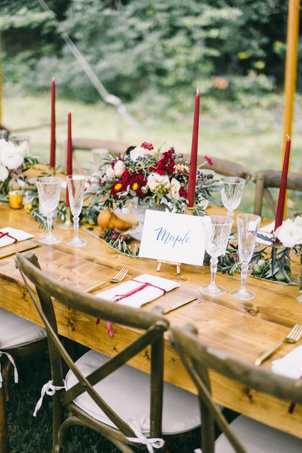 How to pull off an elegant backyard brunch wedding this fall Inspiration