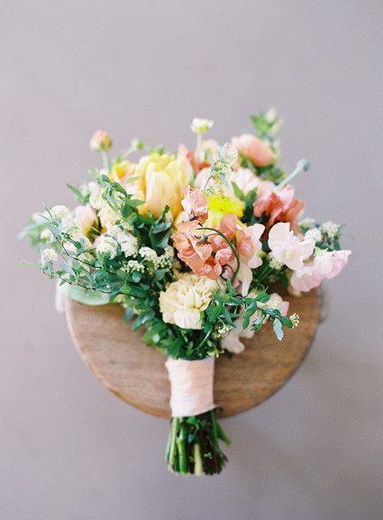 Romantic Hawaii wedding with an insanely cool dress, inspired by a Maui sunset