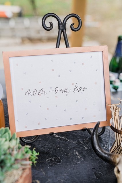 Boho Western boy's baby shower