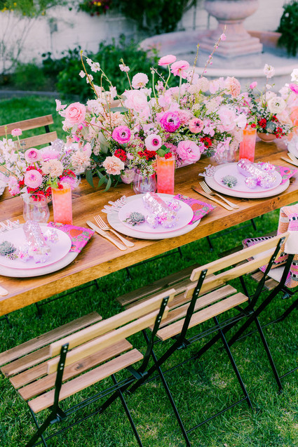 All pink Cinco de Mayo party Inspiration