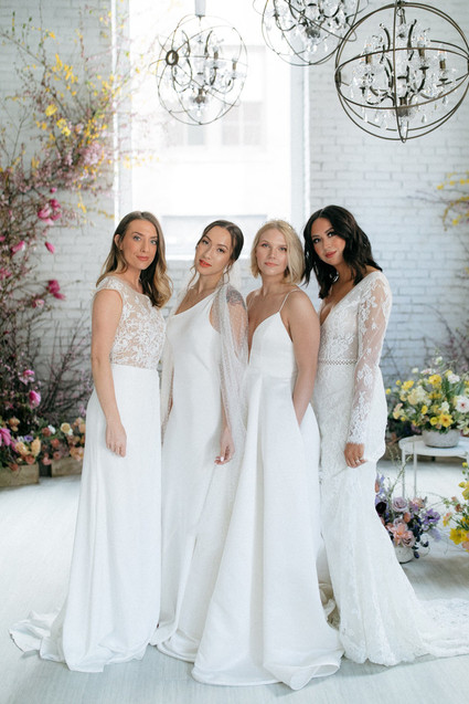 Modern bridal dresses by The Dress Theory Inspiration