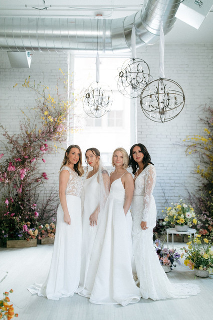 Modern bridal dresses by The Dress Theory Inspiration