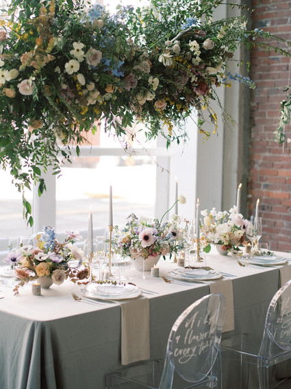 Spring tablescape