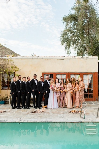Milennial Pink Boho Dream Wedding at Korakia in Palm Springs