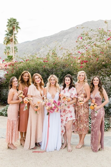 Milennial Pink Boho Dream Wedding at Korakia in Palm Springs