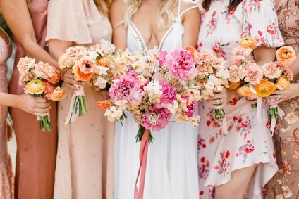 Milennial Pink Boho Dream Wedding at Korakia in Palm Springs
