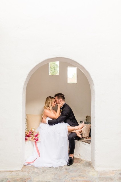 Milennial Pink Boho Dream Wedding at Korakia in Palm Springs