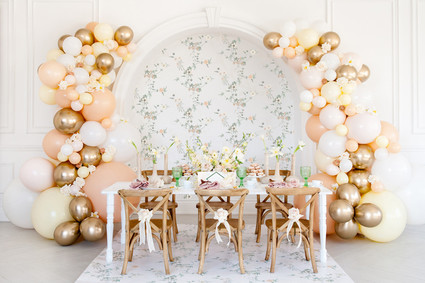 Floral French Cafe girl's birthday Inspiration