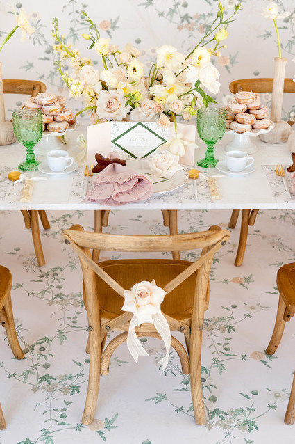 Floral French Cafe girl's birthday