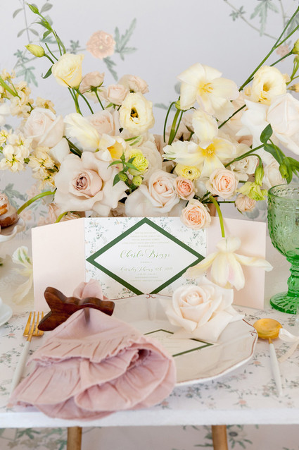 Floral French Cafe girl's birthday