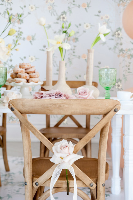 Floral French Cafe girl's birthday Inspiration