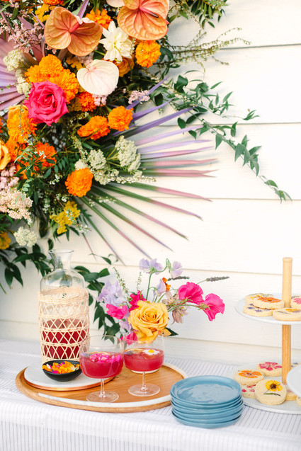 Bright spring cocktail