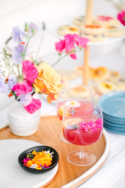 Bright spring cocktail