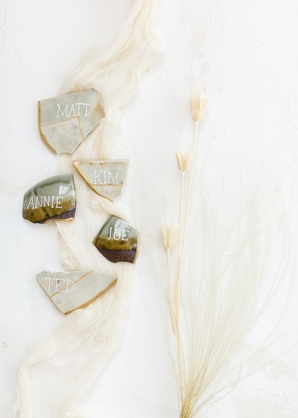 Natural tone modern Wabi Sabi wedding ideas