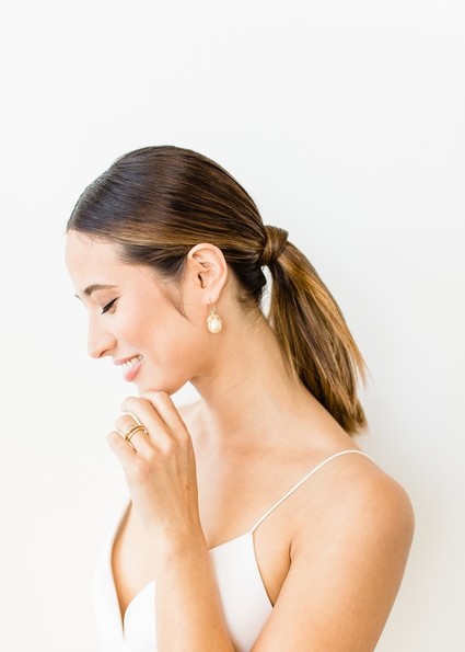 Natural tone modern Wabi Sabi wedding ideas