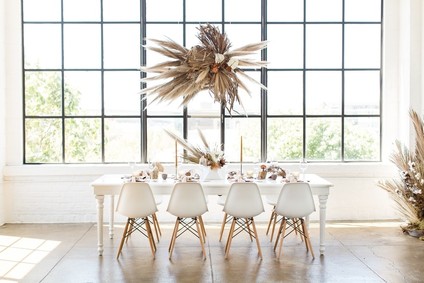 Natural tone modern Wabi Sabi wedding ideas