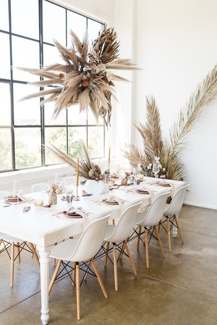 Natural tone modern Wabi Sabi wedding ideas