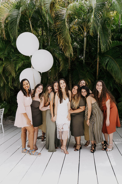 All white olive branch bridal shower with an epic grazing table