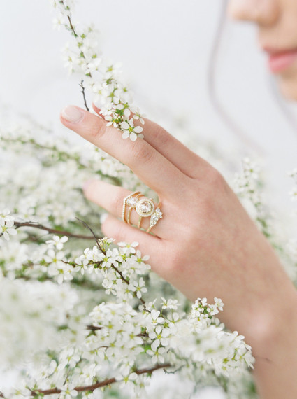 Delicate painterly spring wedding ideas