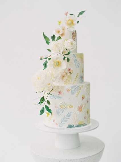 Delicate painterly spring wedding ideas