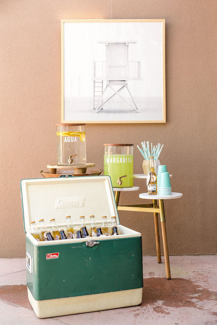 Surf themed 1st birthday party