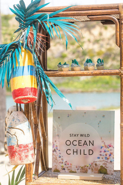 Surf themed 1st birthday party