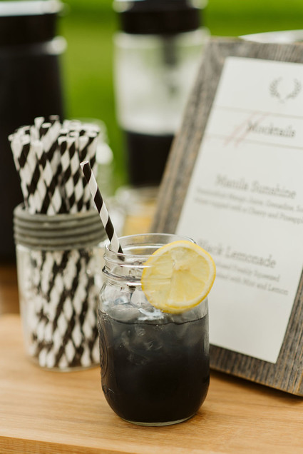 Farm to table summer barn wedding with pops of red and a PARADE