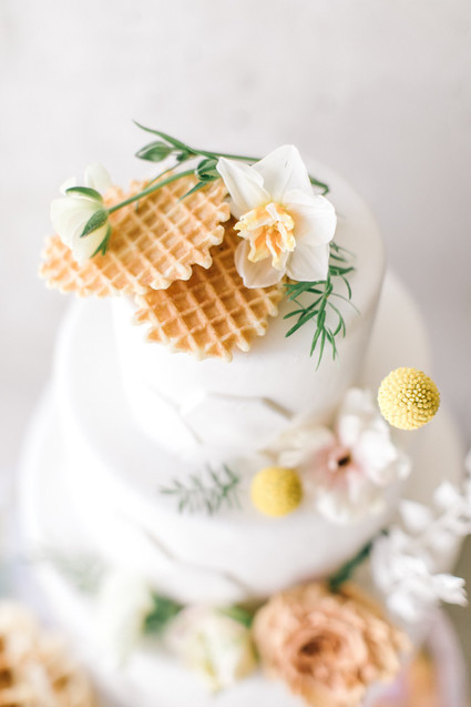 waffle cake for brunch wedding