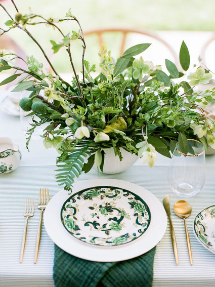 High tea backyard baby shower with baby animals