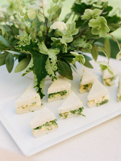 High tea backyard baby shower with baby animals