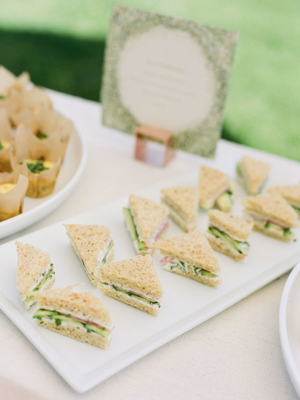 High tea backyard baby shower with baby animals